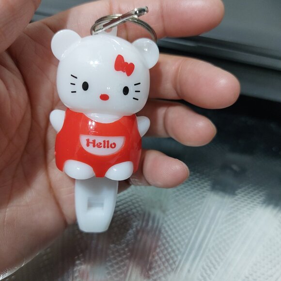 Kawaii Cute Hello Kitty Lit Up Keychain Charm Handbag Charm Cute - Picture 7 of 8